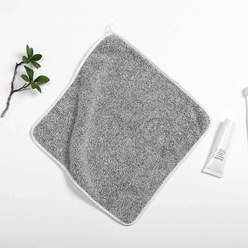 Microfiber Bamboo Charcoal Clean Towel