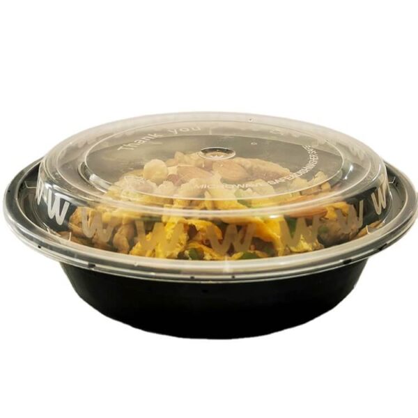 microwavable container with lid