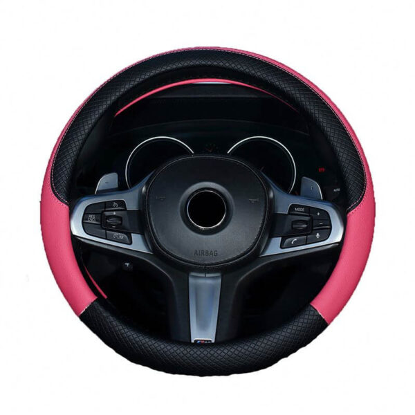 Simple Grid Car Steering Wheel Cover