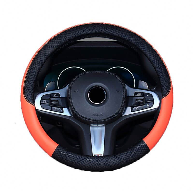 Simple Grid Car Steering Wheel Cover