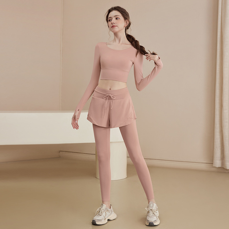 Sportswear Pants Premium Machine Automatic Spandex Fabric Scrub Workout Uniform Sports Yoga Quick-Drying Clothing - Image 5