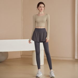 Sportswear Pants Premium Machine Automatic Spandex Fabric Scrub Workout Uniform Sports Yoga Quick-Drying Clothing